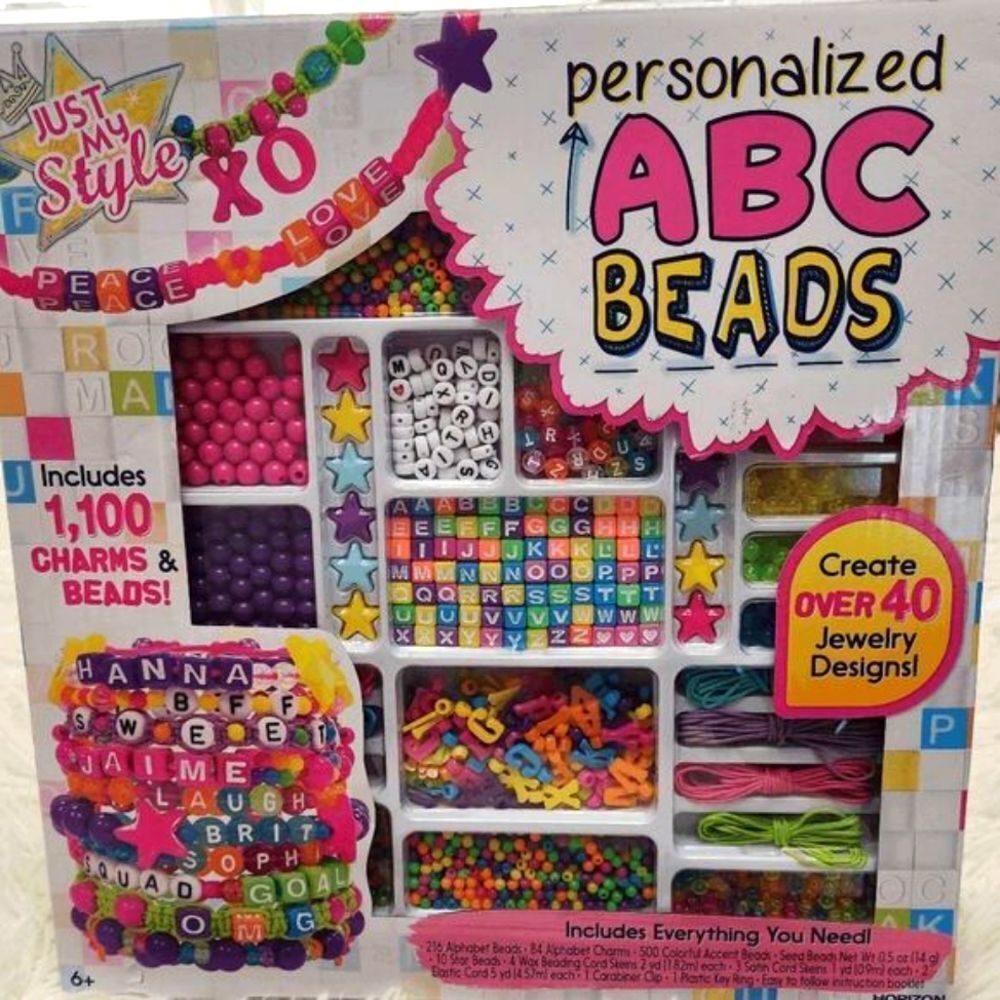 JUST MY STYLE Personalized ABC Beads NEW
